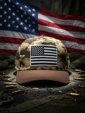 Brown camo white flag (fuckstick)
