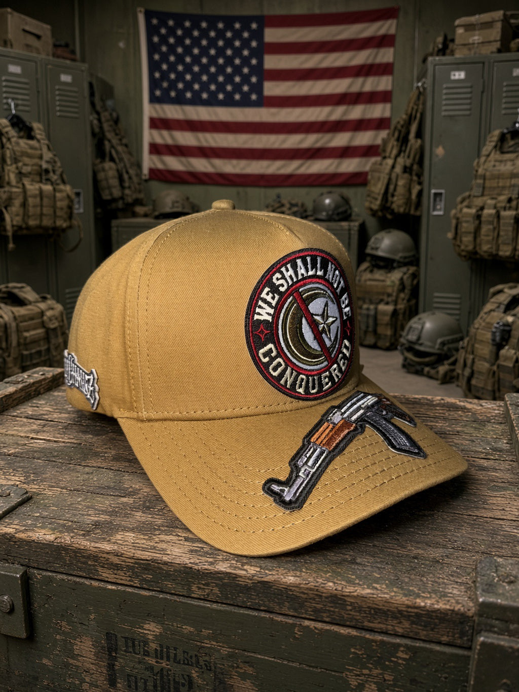 THE DESERT CONQUEROR — Premium Fully 5 panel Loaded Hat