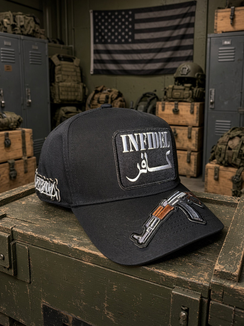 THE BLACK FLAG — Premium Fully Loaded - 5panel Hat