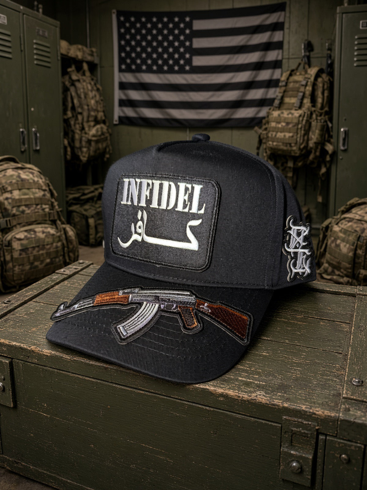 THE BLACK FLAG — Premium Fully Loaded - 5panel Hat