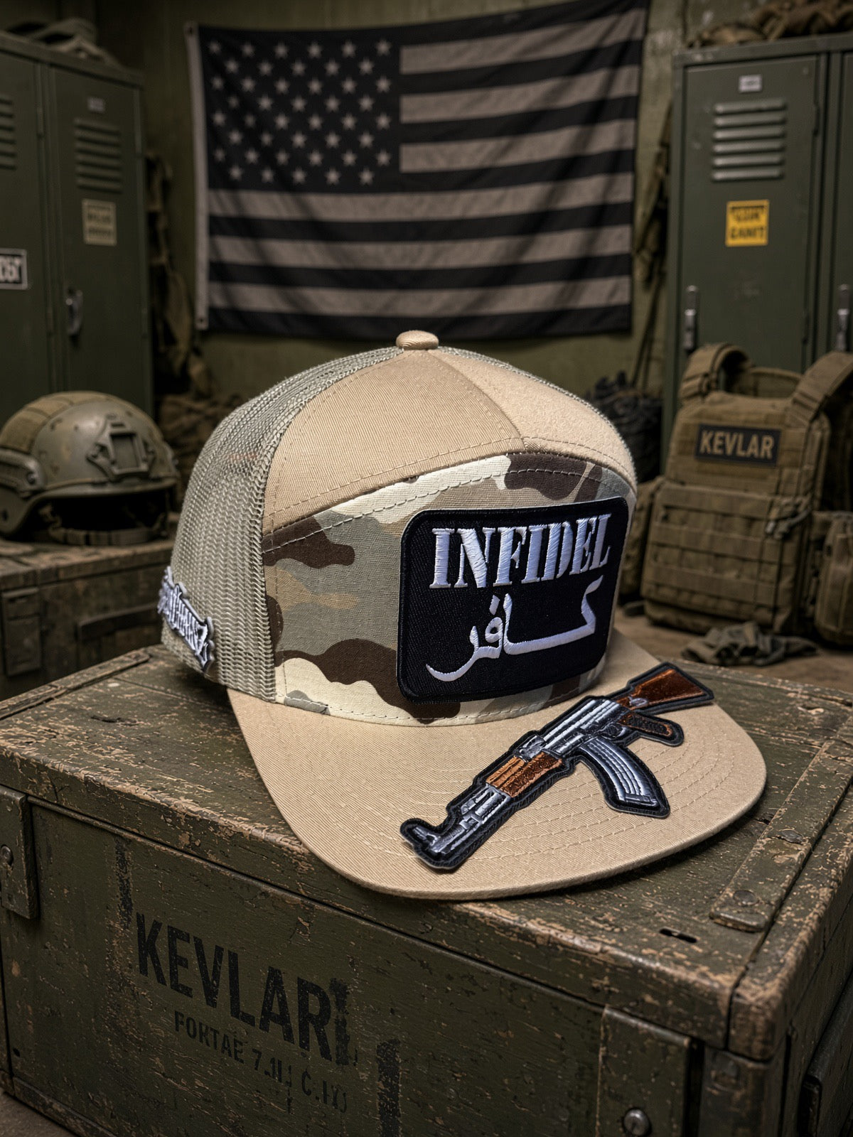 THE DESERT GHOST — Premium Fully Loaded Hat