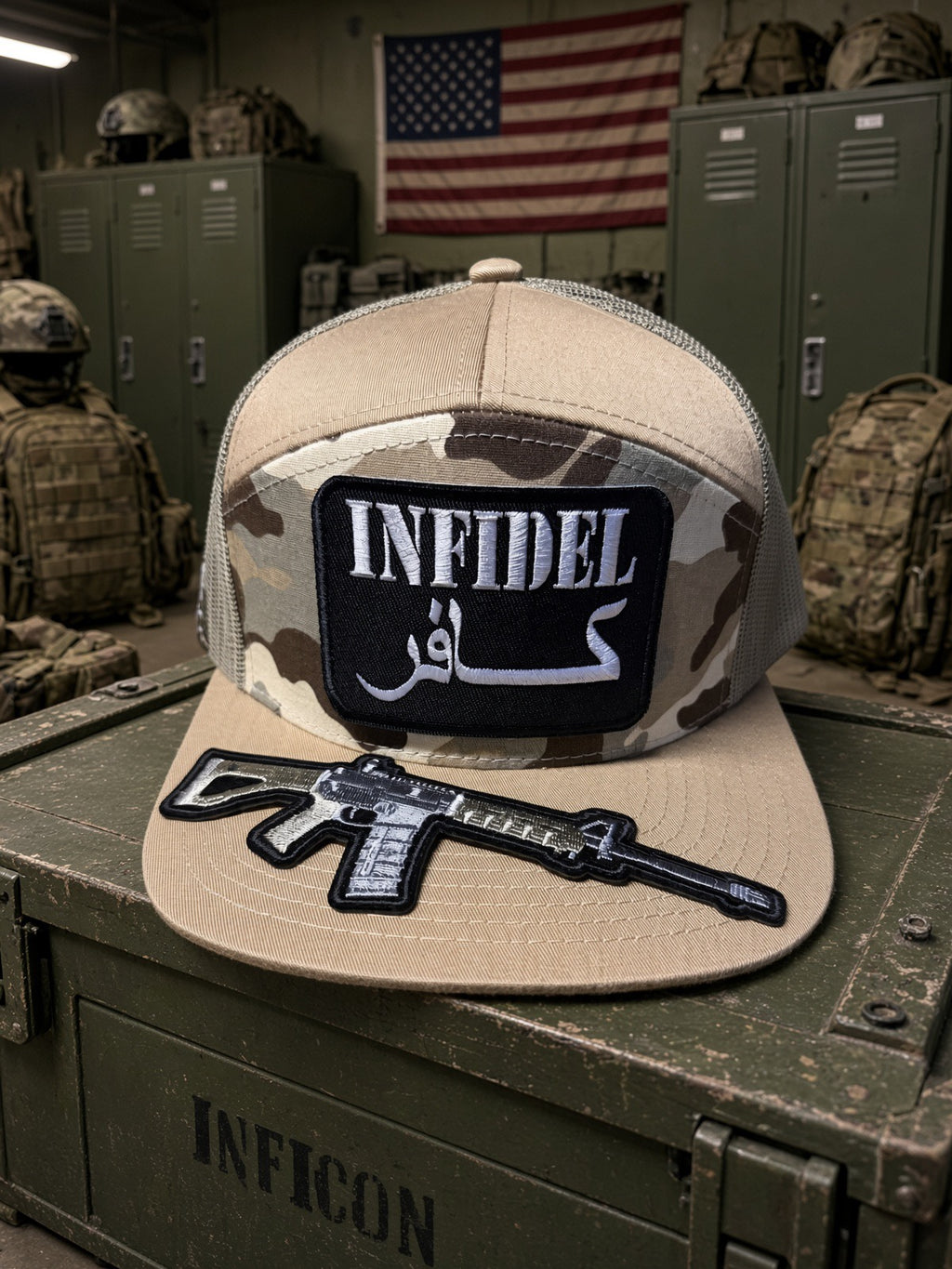 THE DESERT GHOST — Premium Fully Loaded Hat
