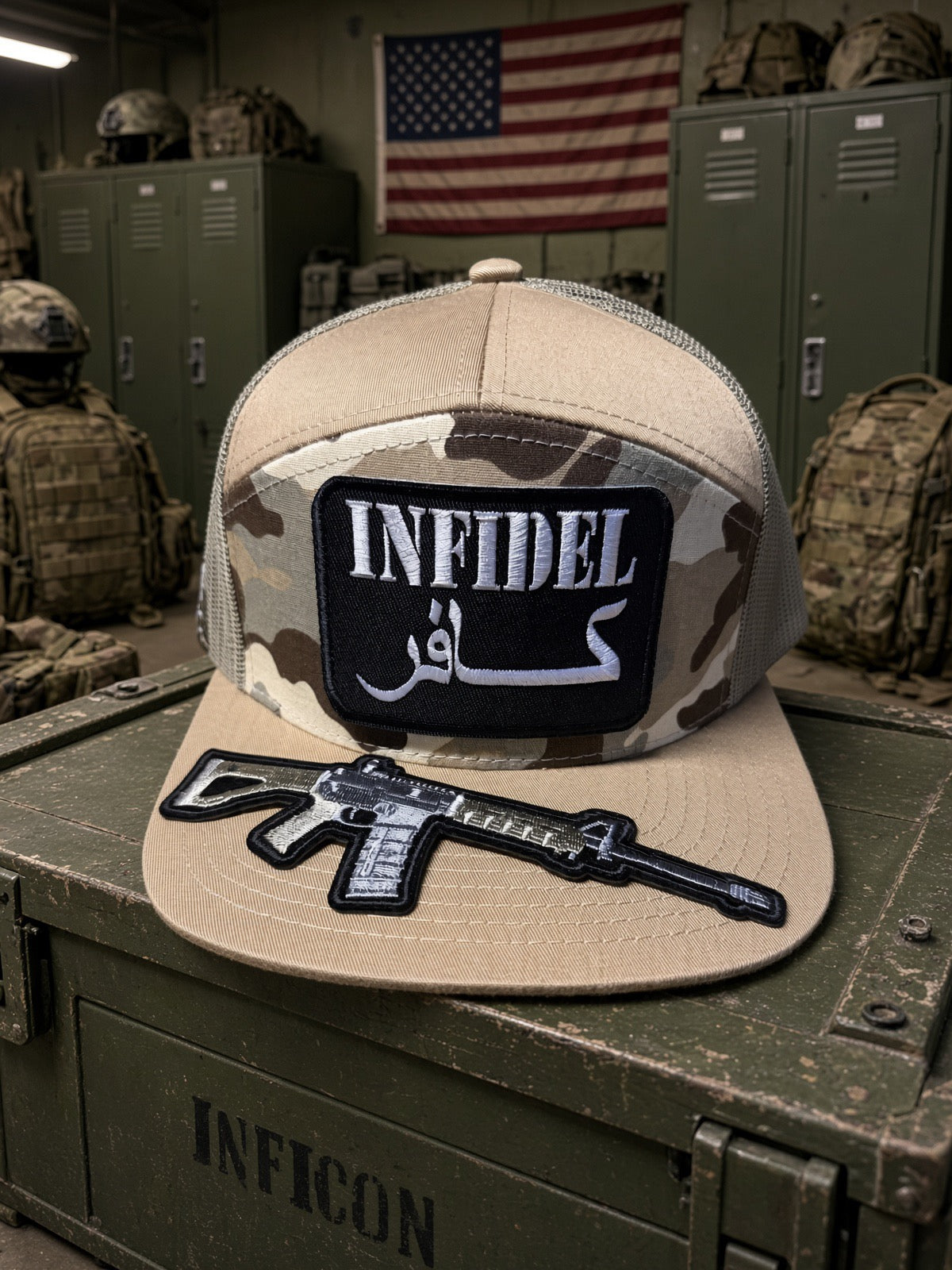 THE DESERT GHOST — Premium Fully Loaded Hat