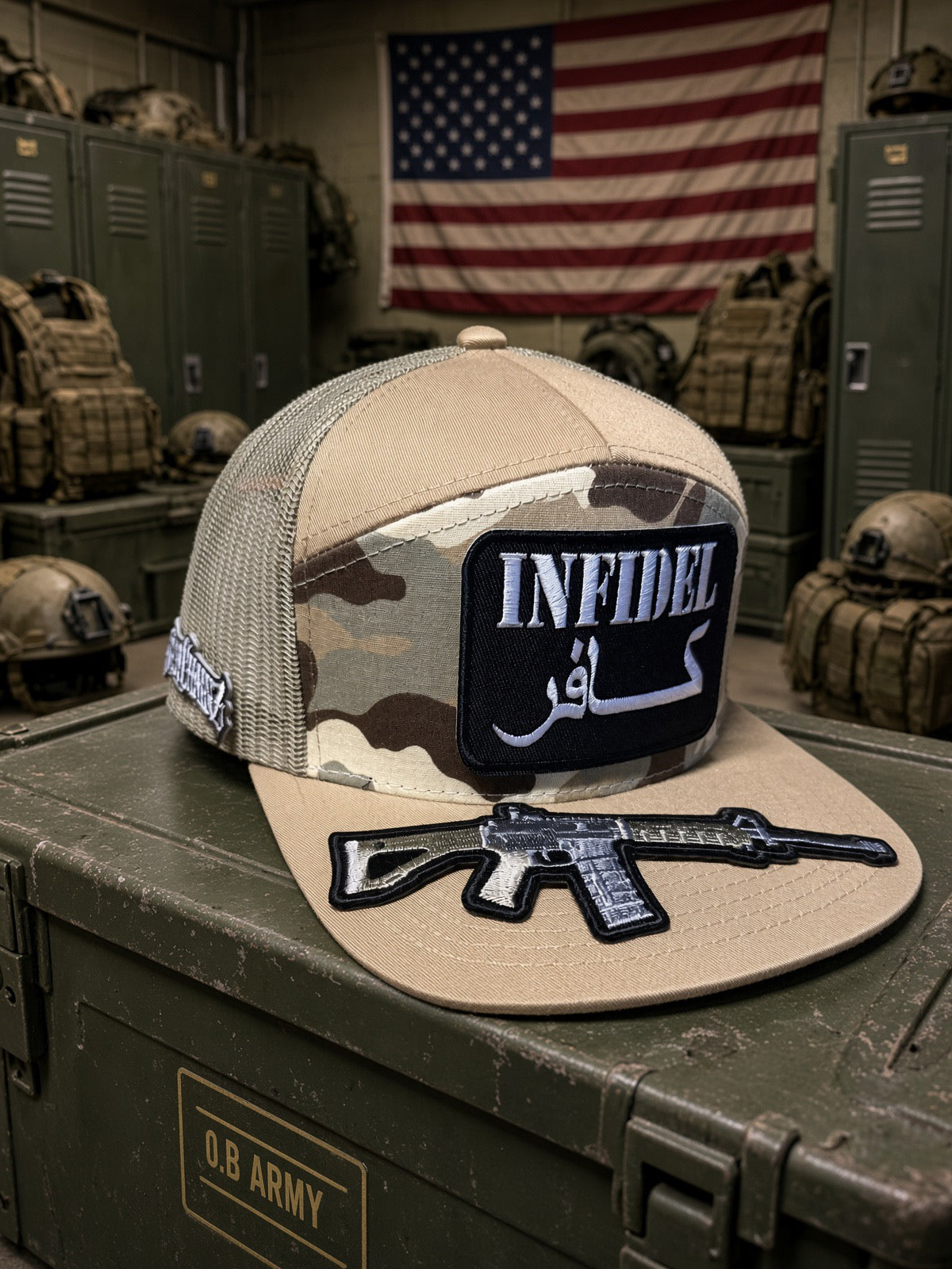 THE DESERT GHOST — Premium Fully Loaded Hat