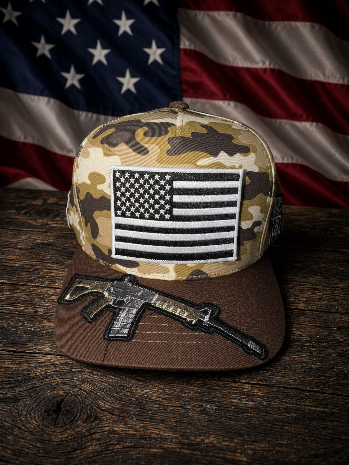 The Desert Daddy — Desert Camo 5-Panel Snapback