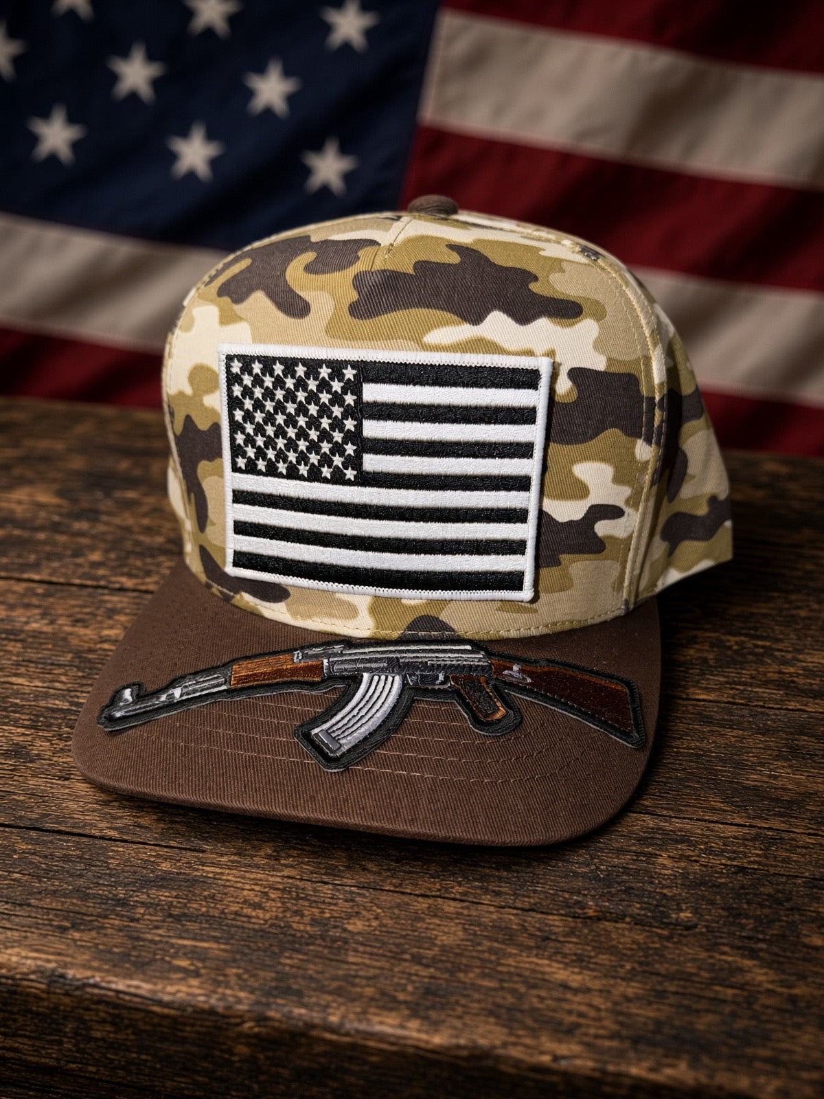 The Desert Daddy — Desert Camo 5-Panel Snapback