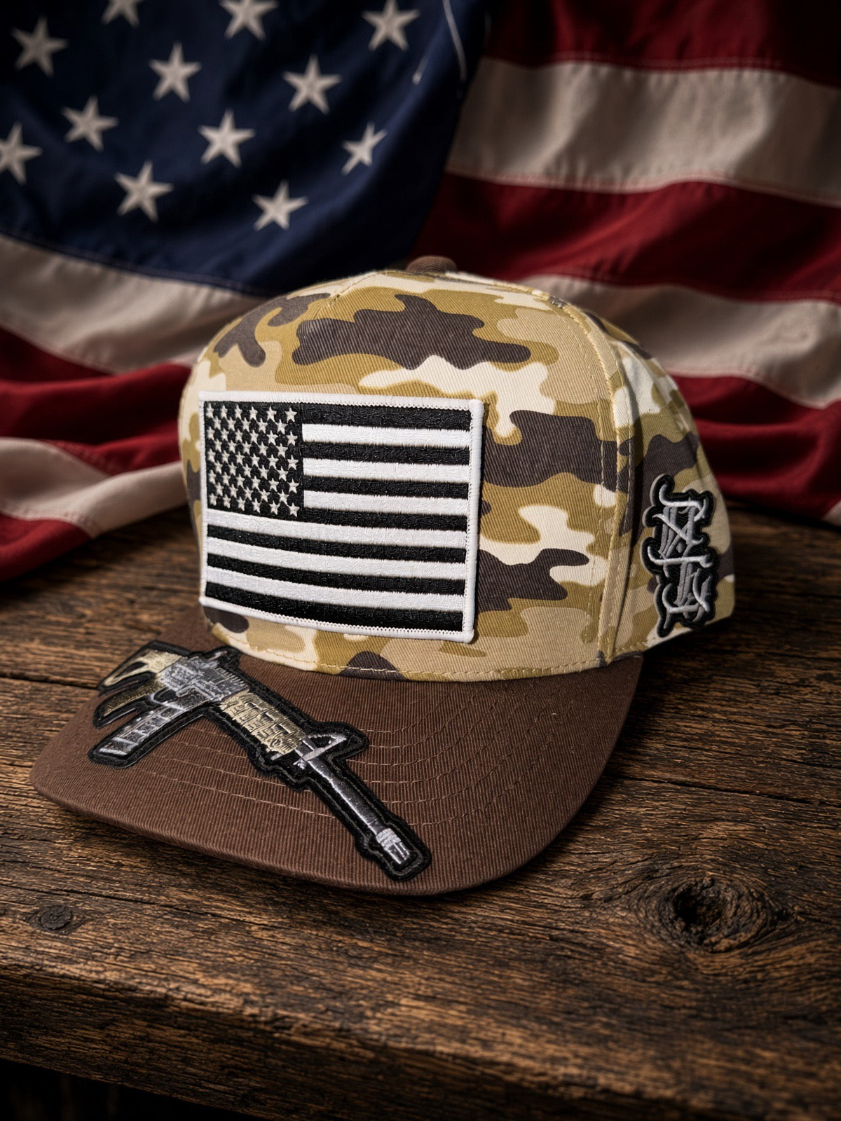 The Desert Daddy — Desert Camo 5-Panel Snapback