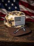 The Desert Daddy — Desert Camo 5-Panel Snapback