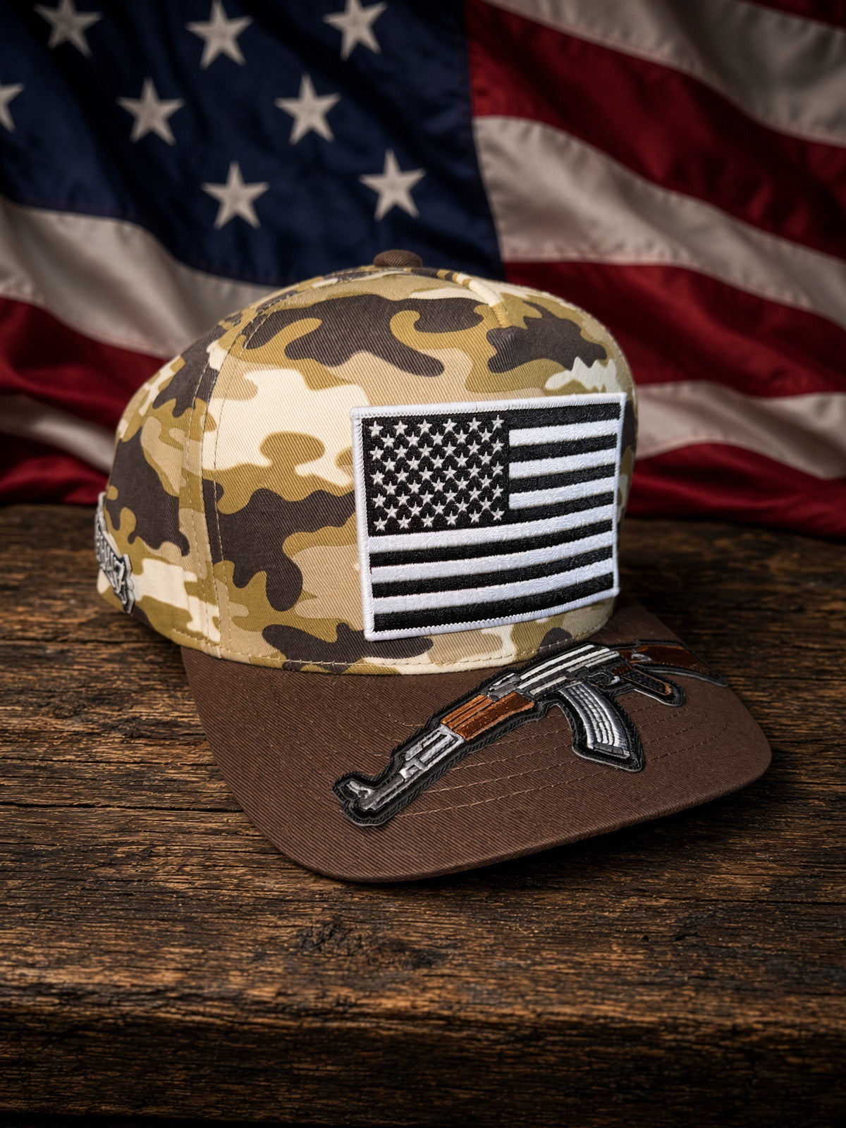 The Desert Daddy — Desert Camo 5-Panel Snapback
