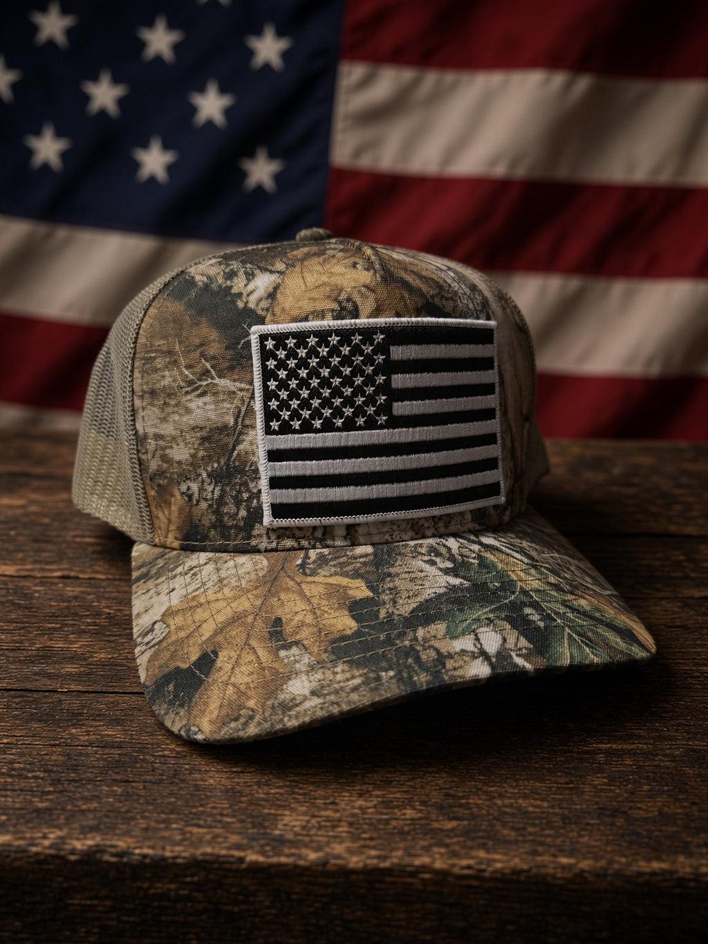 THE FULLY LOADED WOODSMAN — 5 PANEL mesh back