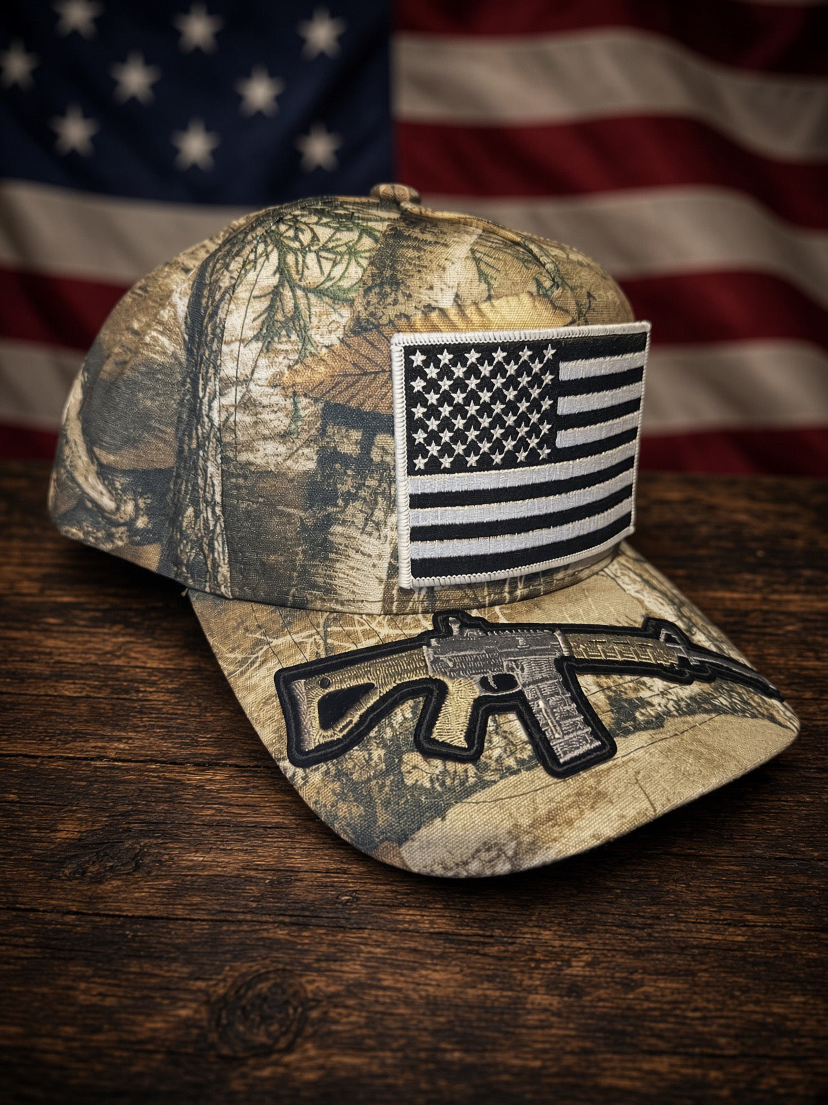 THE FULLY LOADED WOODSMAN — 5 PANEL mesh back