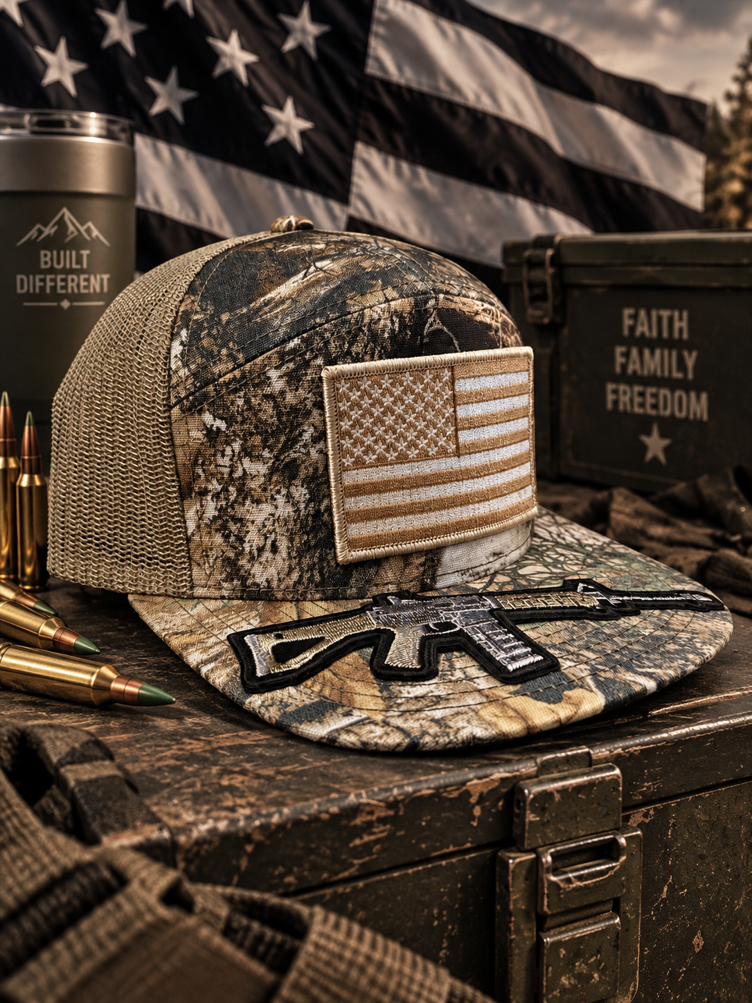 The Crossfire — hunting camo -5panel